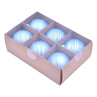 Julekugler Glitter Blå