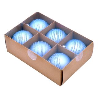 Julekugler Glitter Blå