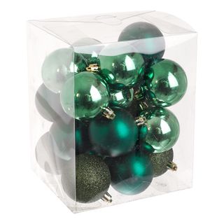 Julekugler Grøn Mix