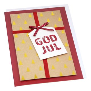 Julekort Glædelig Jul med Kuvert