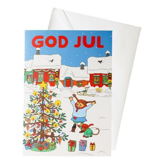Julekort Pippi Langstrømpe