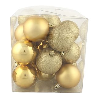 Julekugler Runde Guld