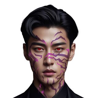 K-pop Ansigtstatovering Demon