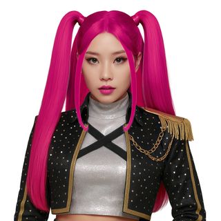 K-pop Pink Charm Paryk