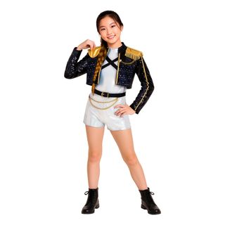 K-pop Star Silver Leader Børnekostume