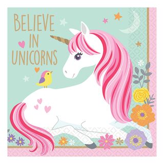 Kaffeservietter Believe In Unicorns