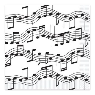 Kaffeservietter Musiknoder