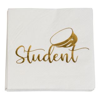 Kaffeservietter "Student" Guld