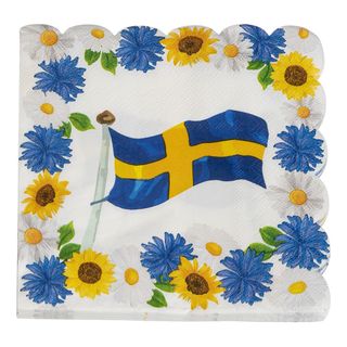 Kaffeservietter Svensk Sommer