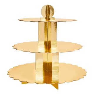 Kageopsats Guld Metallic