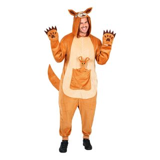 Kænguru Onesie Kostume