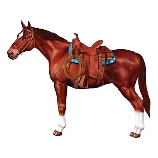 Papfigur Hest