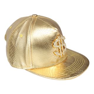 Kasket Guld med Dollartegn