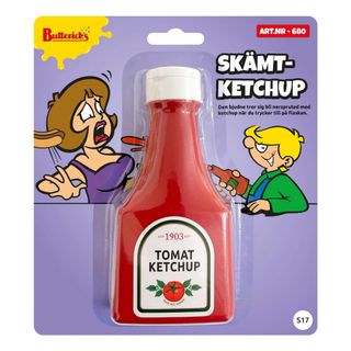 Ketchupflaska Skämtartikel