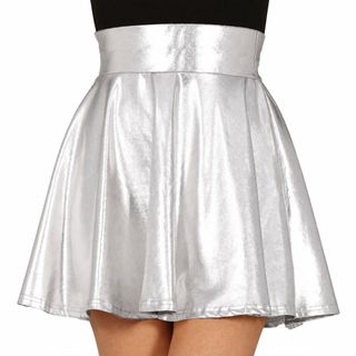 Skjørt Silver Metallic
