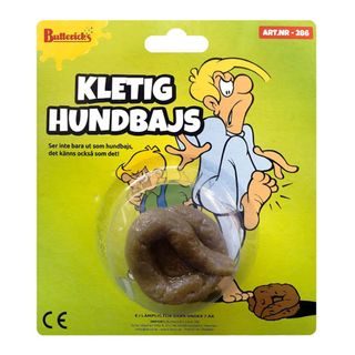 Butterick's Klæbrig Hundelort - Spøg og Skæmt-artikel