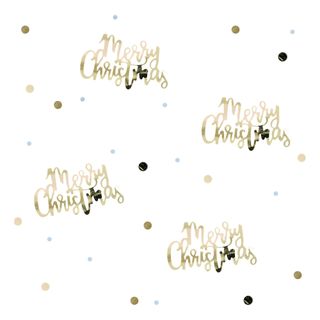 Konfetti Guld Merry Christmas