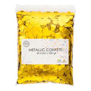 Konfetti Guld Metallic Runde