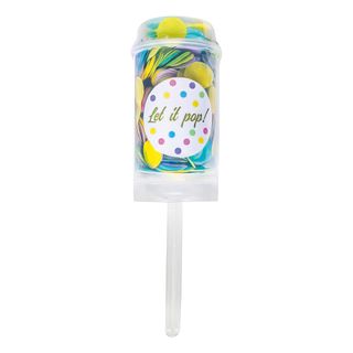Konfetti Push Pop Flerfarvet Pastel