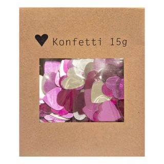 Konfetti Rødrøde Lyserøde Hjerter