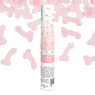 Konfettikanon Penis Lyserød
