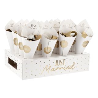 Konfettistrut Kit Just Married