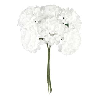 Kunstig Blomsterbuket Hortensia Hvid