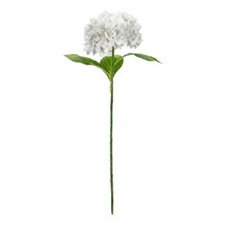 Kunstig Hortensia Hvid Lang