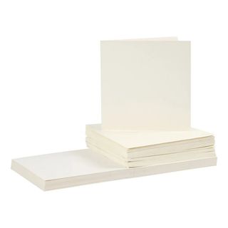 Kort & Konvolut Offwhite Kvadratisk