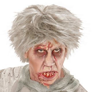 Kort Zombie Grå Paryk
