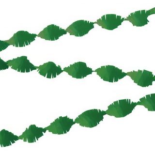 Crepeguirlande Mørkegrøn
