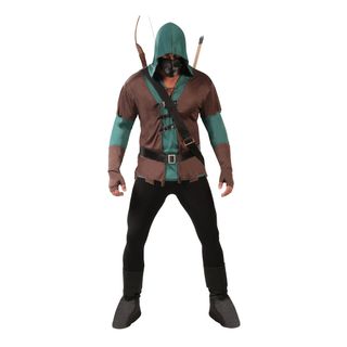 Kriger med Maske Kostume