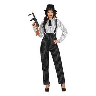 Kvindelig Gangster Kostume