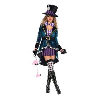 Kvindelig Mad Hatter Kostume Deluxe