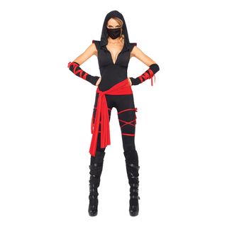 Kvindelig Ninja Kostume Deluxe
