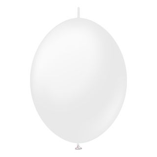 Linkki-ilmapallot K-Link Opaque Satin Snow White
