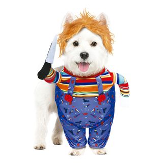 Uhyggelig Dukke Kostume til Hund
