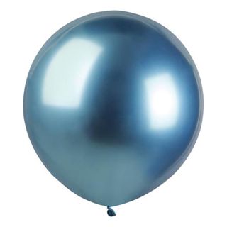 Balloner Krom Blå Store