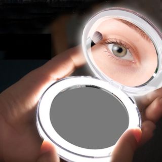 Sammenklappeligt LED Makeupspejl