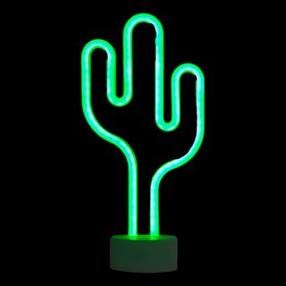 LED-Lampe Kaktus med Neoneffekt
