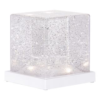 LED Lampe med Snefald