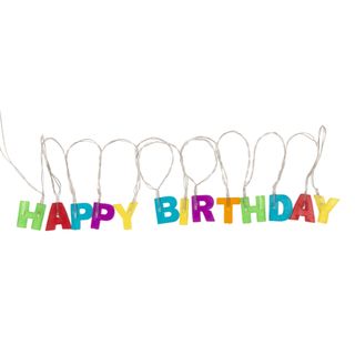 LED Lyskæde Happy Birthday
