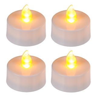 LED-Te-lys med Flammende Flamme