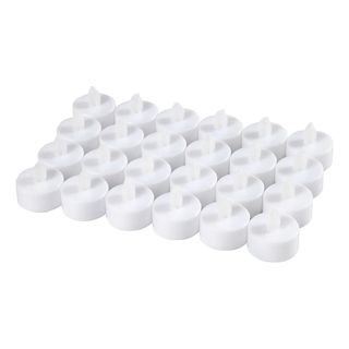 LED Fyrfadslys Hvid