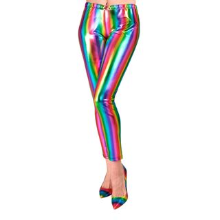Leggings i regnbuefarver