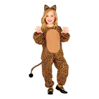 Leopard Jumpsuit Børnekostume