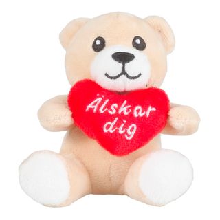 Lille Bamse med Hjerte Älskar Dig