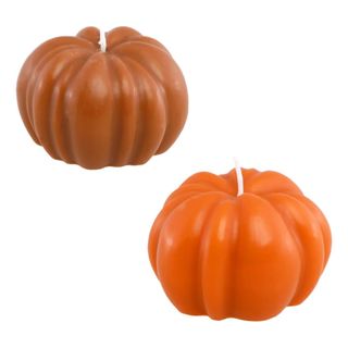 Pieni Halloweenkurpitsakynttilä