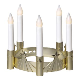 Luciakrone Guld LED