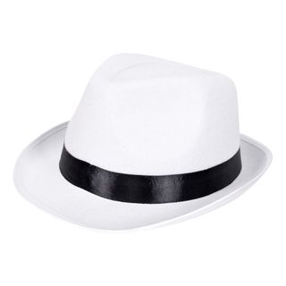 Gangsterhat Al Capone Hvid